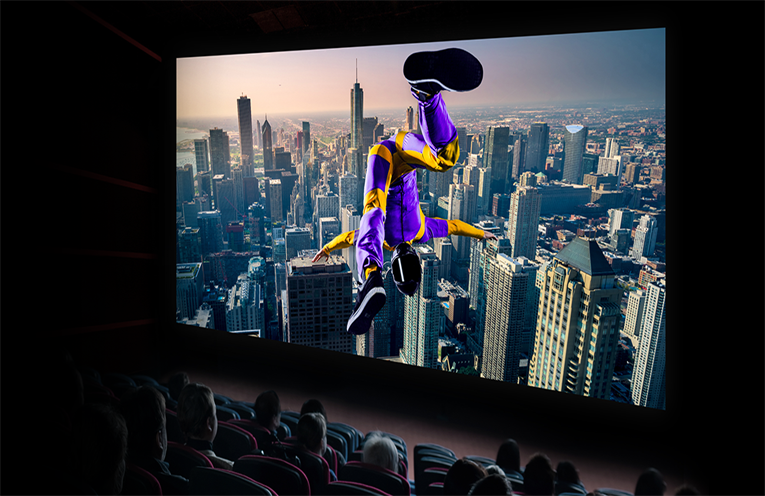 LED screen in cinema